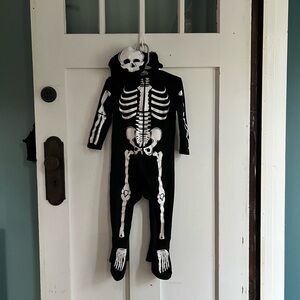 Spirit Skeleton Jumpsuit Costume - Black and White